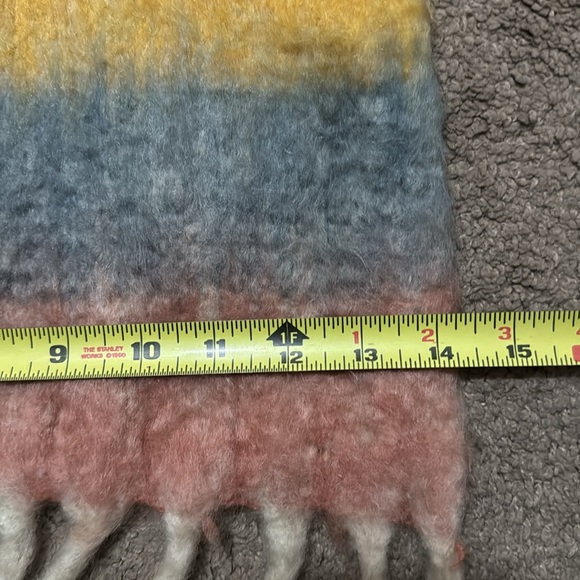 Lauren Conrad Scarf/Wrap-Multi Color Stripe-Twisted Fringe-Acrylic-EUC - Picture 13 of 16